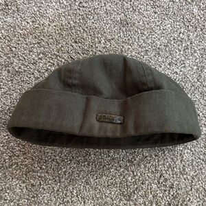 Stonkov Olive Green Cotton Beanie Cap